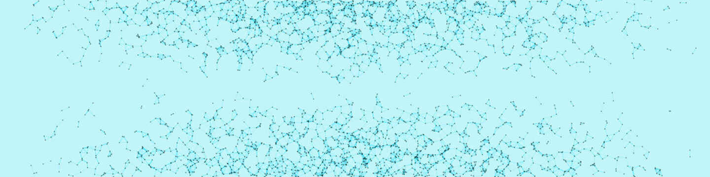Network Mesh Procedural Art background illustration