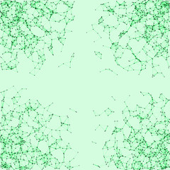 Network Mesh Procedural Art background illustration