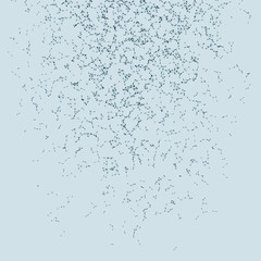 Network Mesh Procedural Art background illustration