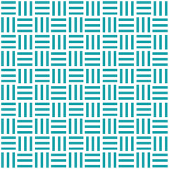 三崩し・網代文様　ターコイズブルー　2