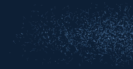 Network Mesh Procedural Art background illustration