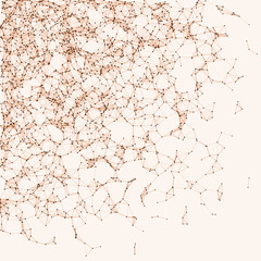 Network Mesh Procedural Art background illustration