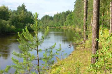 Pra river. National park 