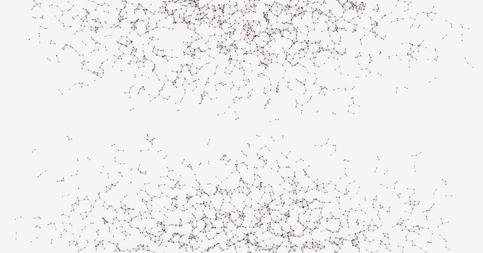 Network Mesh Procedural Art background illustration
