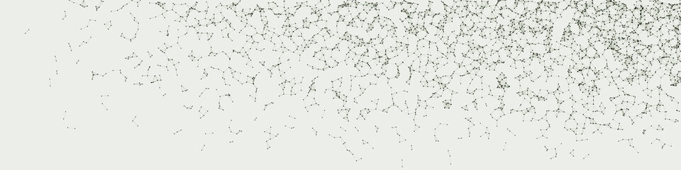 Network Mesh Procedural Art background illustration