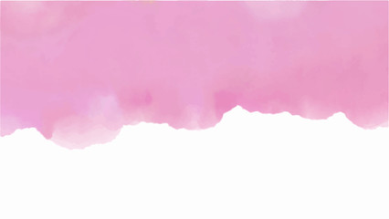 Pink watercolor background for your design, watercolor background concept, vector.