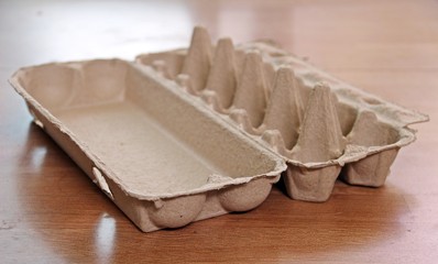 No egg left in egg paper box