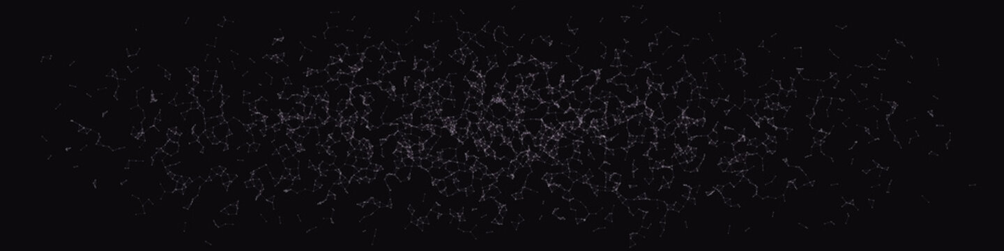 Network Mesh Procedural Art background illustration