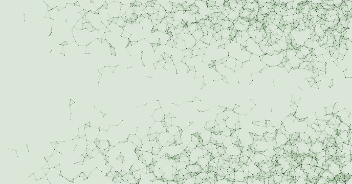 Network Mesh Procedural Art background illustration