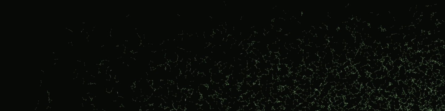 Network Mesh Procedural Art background illustration