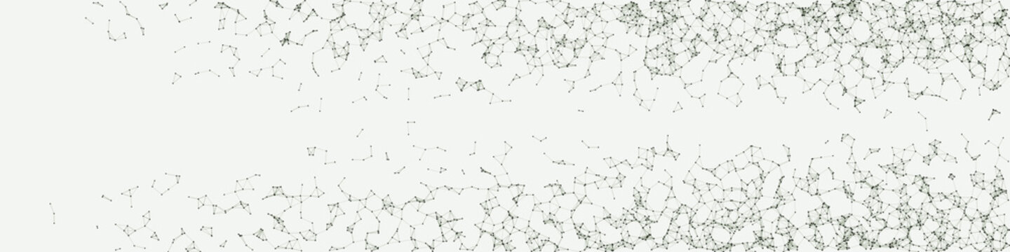 Network Mesh Procedural Art background illustration