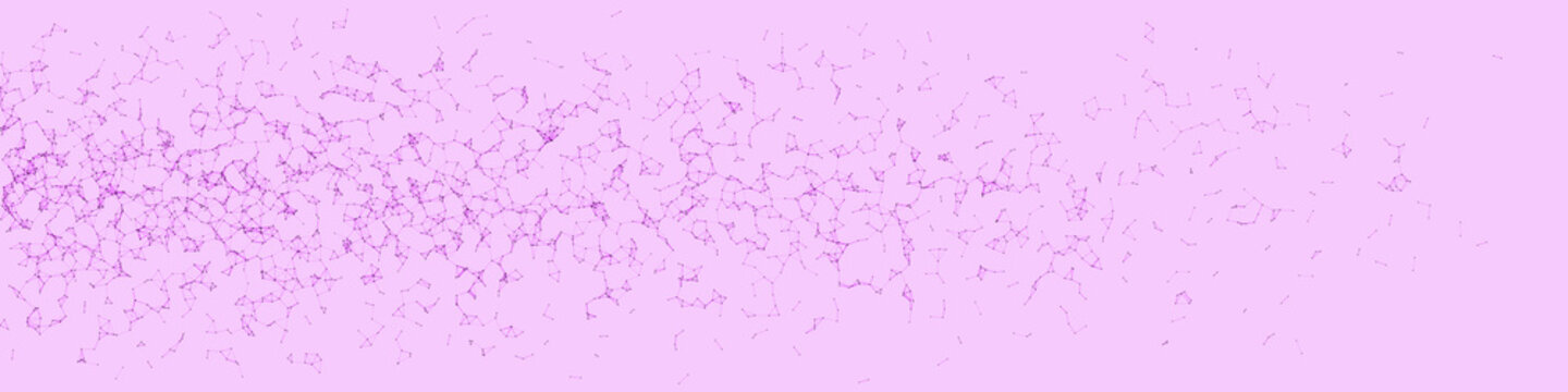 Network Mesh Procedural Art background illustration
