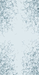 Network Mesh Procedural Art background illustration