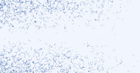 Network Mesh Procedural Art background illustration