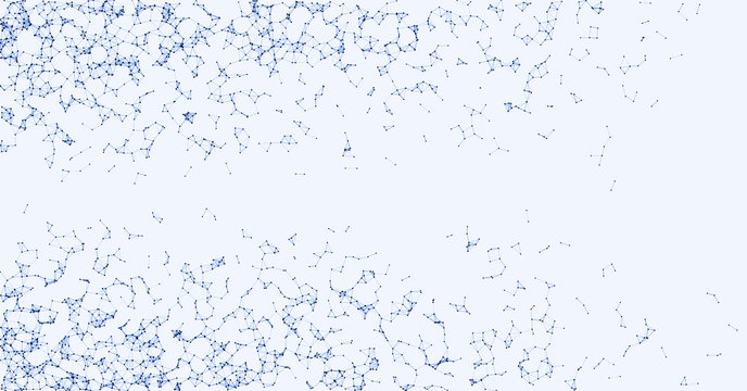 Network Mesh Procedural Art background illustration