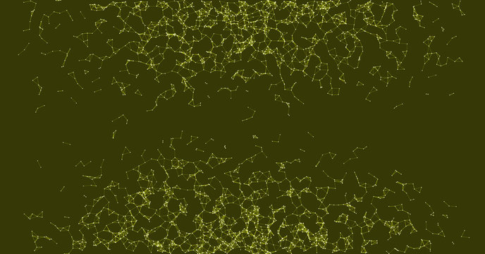 Network Mesh Procedural Art background illustration