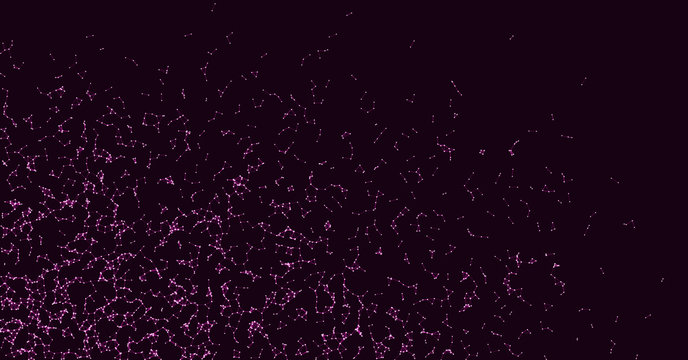 Network Mesh Procedural Art background illustration