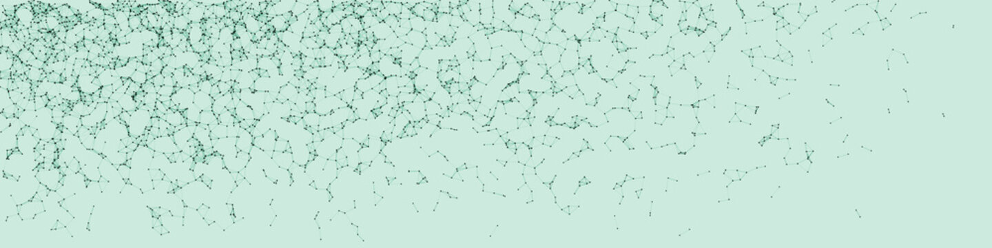 Network Mesh Procedural Art background illustration