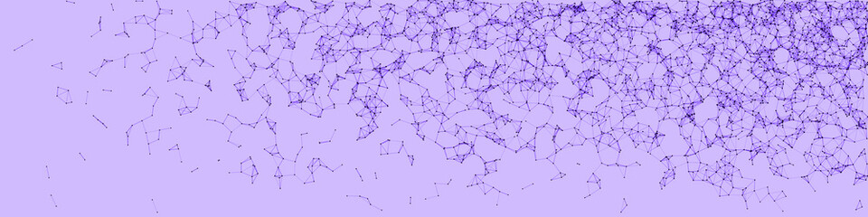 Obraz premium Network Mesh Procedural Art background illustration