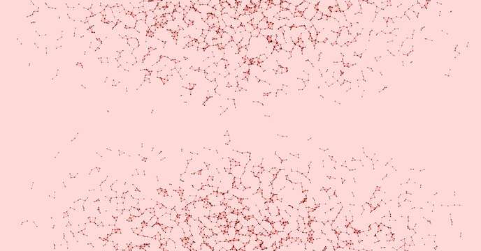 Network Mesh Procedural Art background illustration
