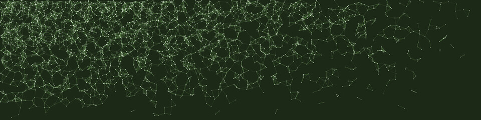 Network Mesh Procedural Art background illustration