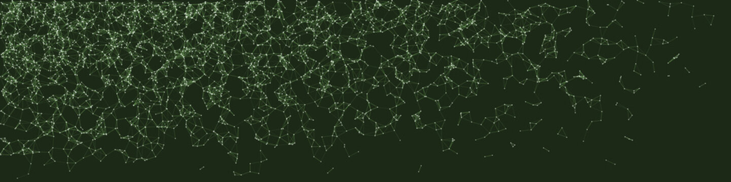 Network Mesh Procedural Art background illustration