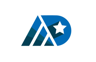 AD logo creative design