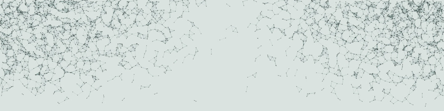Network Mesh Procedural Art background illustration