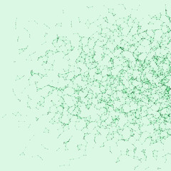 Network Mesh Procedural Art background illustration