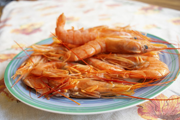 defrozen king prawns