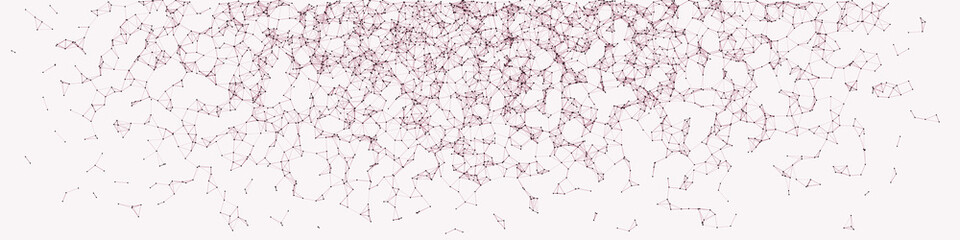 Network Mesh Procedural Art background illustration