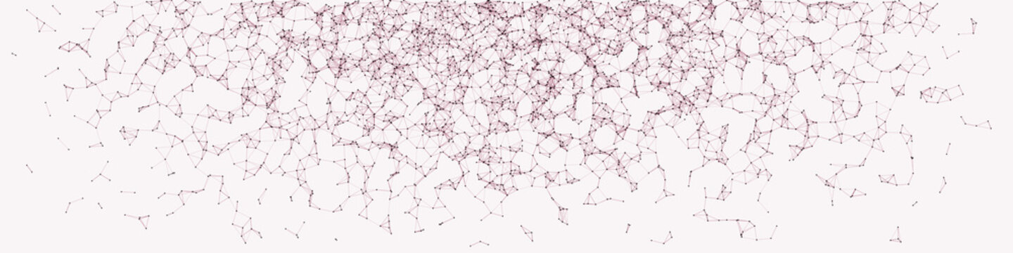 Network Mesh Procedural Art background illustration