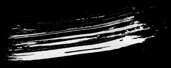 Brush paint strokes. Texture brushes and modern grunge brush lines. Ink brush artistic design element for frame design. Isolated elements set. Rough smears and stains