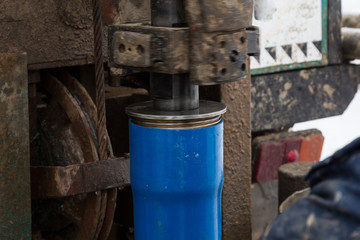 preparing for drilling