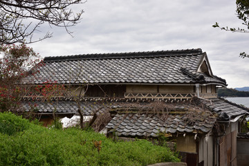 日本の岡山県備前市の古くて美しい建物