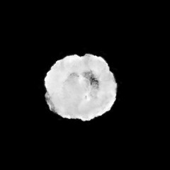 Wet ink geometric shape. Brush paint strokes. Texture brushes and modern grunge brush lines. Ink brush artistic design element for frame design. Isolated element.