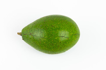 Natural Avocado Isolated on white background