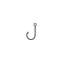 Fish hook icon