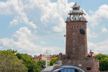 Lighthouse in Kołobrzeg - obrazy, fototapety, plakaty
