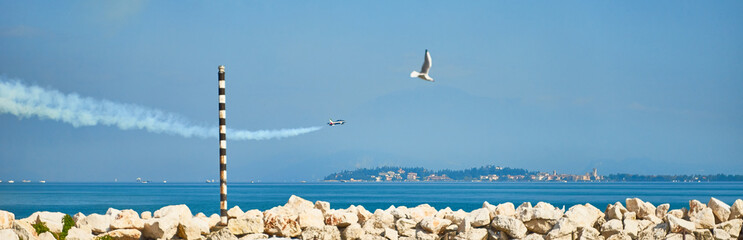 Military Air Show at Lake Garda in Italy, Plane type: 