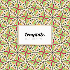 Background mandala seamless pattern vector