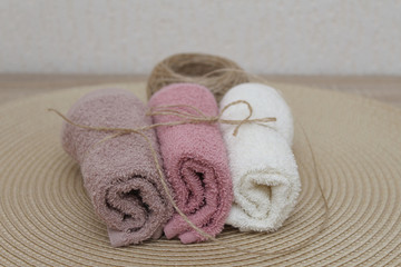 towels and soap