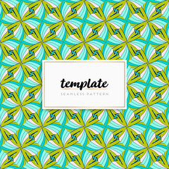 Background mandala seamless pattern vector