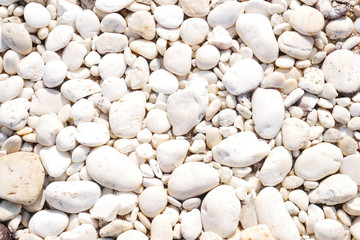 white pebble stone background
