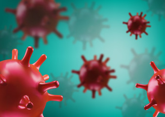 Coronavirus concept background. 2019-nCoV, Virus Covid 19-NCP. Vector illustration