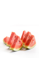 watermelon.  Fresh Watermelon on white background