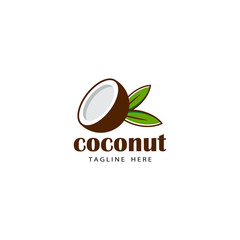 coconut logo template design vector