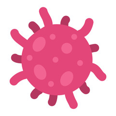 aerosol virus bacteria icon with modern flat style icon color or colorful