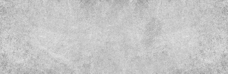 Fototapeta Panoramic grey paint limestone texture background in white light seam home wall paper. Back flat wide concrete stone table floor concept surreal granite quarry stucco surface grunge panorama landscape obraz
