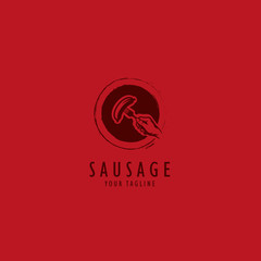 Sausage Logo design template idea